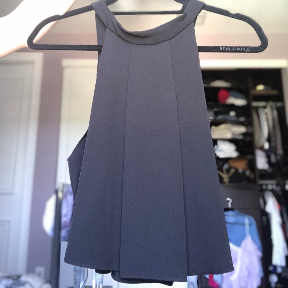 Black Halter Top - image 1